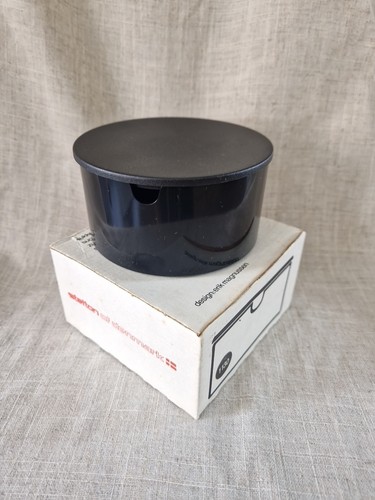 Black stelton sugar bowl - sugar,