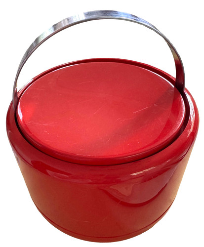 Stelton ice bucket denmark red - stelton,