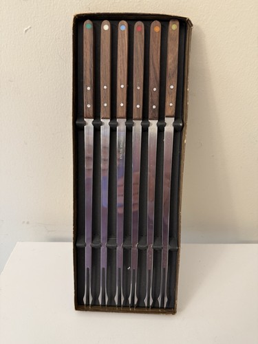Set vtg danish fondue forks - 6,